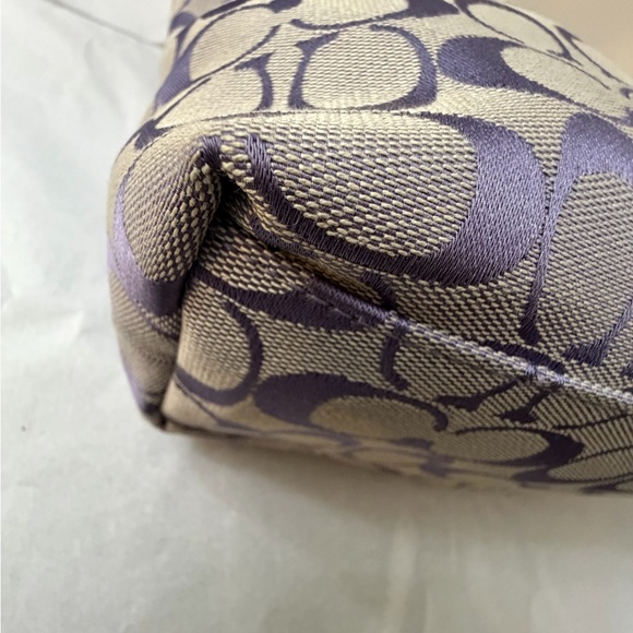 Coach Yellow and Purple Signature Tote - Picture 6 of 13